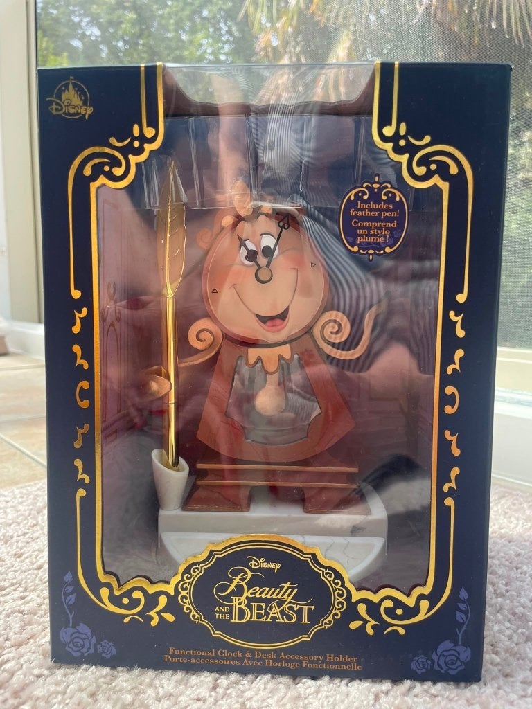 Horloge de bureau Big Ben (Cogsworth) La Belle et la Bête, Enlèvement, Neuf