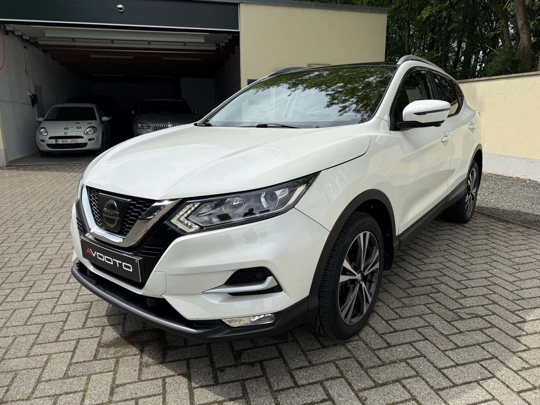 Nissan QASHQAI 1.2 DIG-T Tekna Xtronic / Leder / Pano / Aut, Autos, Nissan, Euro 6, Entreprise, 116 ch, Noir