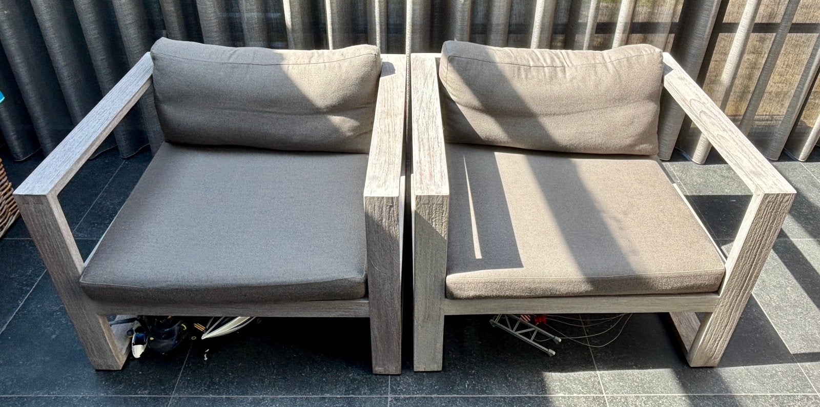 Jati&Kebon teak loungezetels, zeer goede staat, Ophalen, Gebruikt, Teakhout, Loungeset