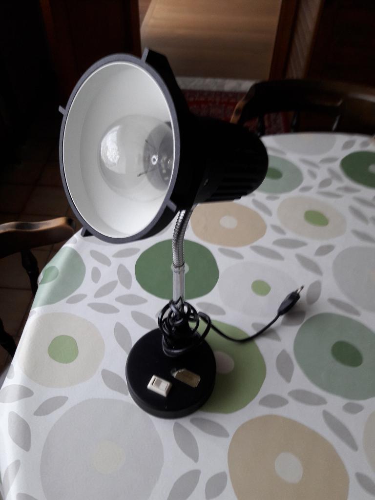 Bureaulamp jaren 60, Huis en Inrichting, Lampen | Tafellampen, Ophalen, Gebruikt, Kunststof