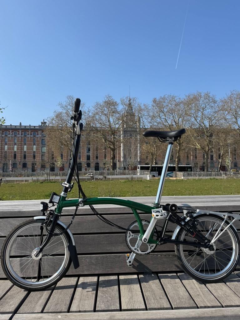Brompton H6R racing green Hub éclairage dynamo 6 vitesses, Vélos & Vélomoteurs, Neuf, Vitesses, Brompton, Enlèvement