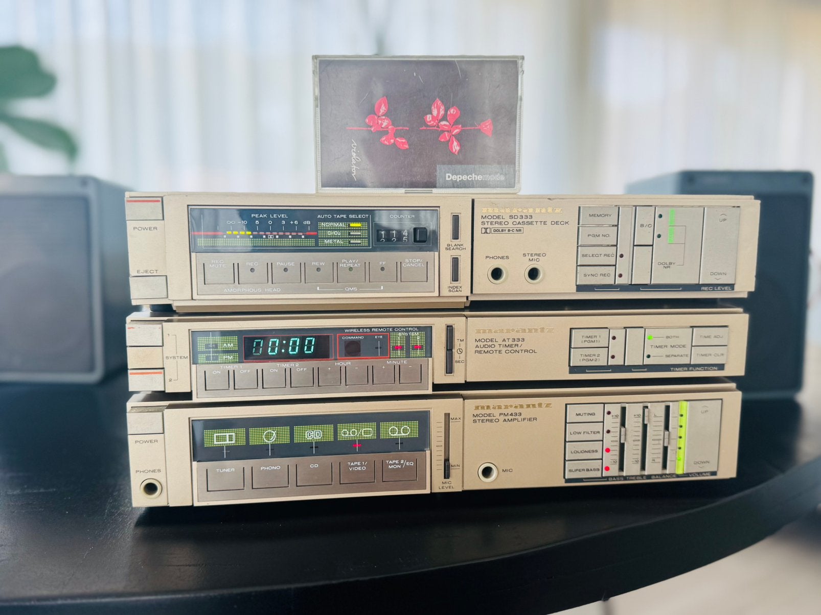 Marantz bundle stereoketen,PM 433,SD 333,AT 333, TV, Hi-fi & Vidéo, Tuners, Enlèvement ou Envoi, Comme neuf