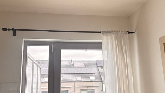 Tringle à rideau en métal noir — 160 cm, 160 cm, Métal, Enlèvement, IKEA