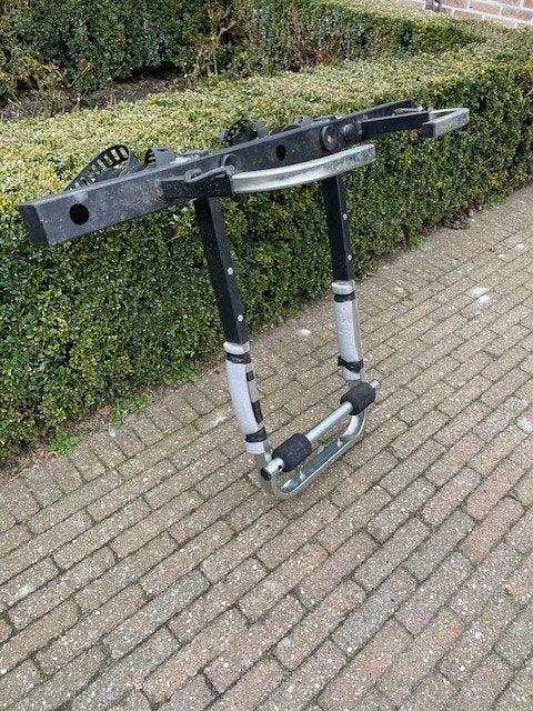 Mottez - Fietsendrager 4x4 Achterwiel (3 fietsen), Ophalen, 3 fietsen of meer, Zo goed als nieuw, Achterklepdrager