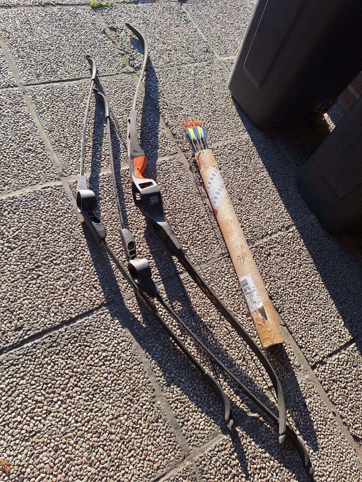 Set met 3 bogen, Enlèvement, Flèches