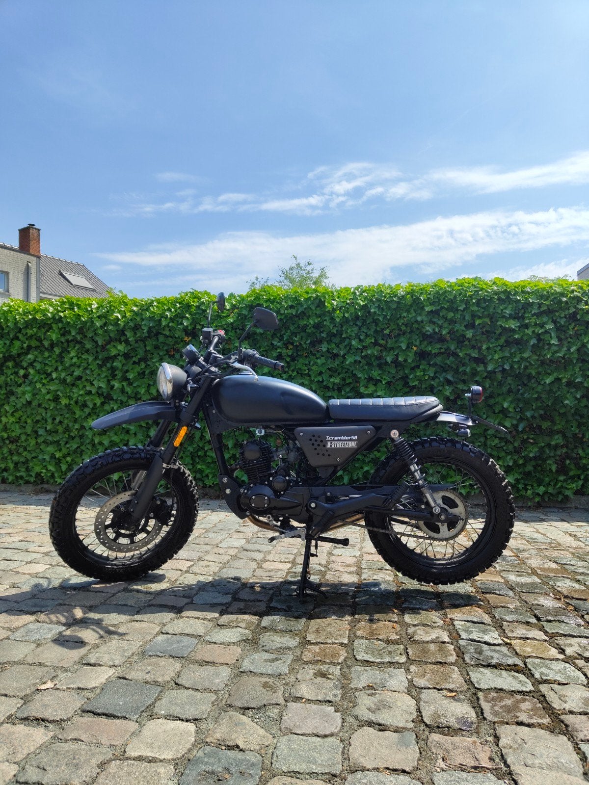 Hanway scrambler 50, Fietsen en Brommers, Brommers | Honda, Ophalen, Gebruikt, Klasse B (45 km/u), 4 versnellingen