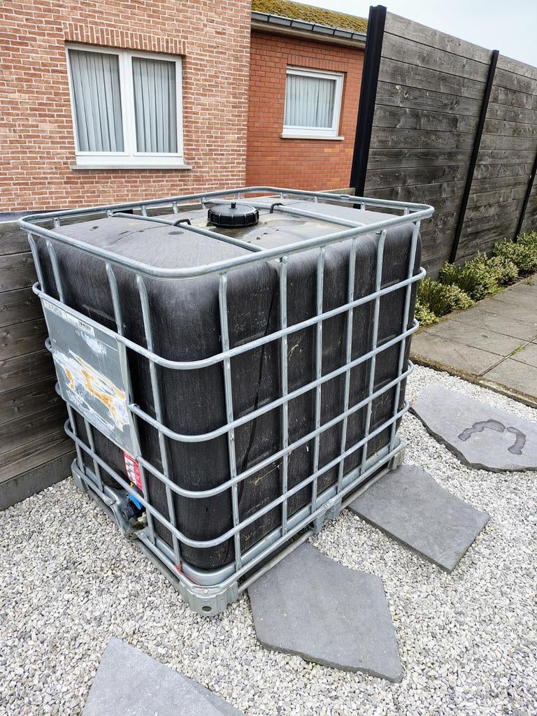 IBC container zwart (enkel regenwater), Enlèvement