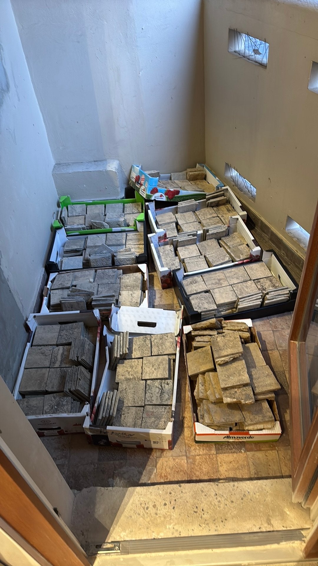 Partij tegels, Ophalen, Overige materialen, Gebruikt, Minder dan 20 cm