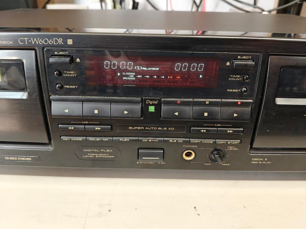 Pioneer CT-W606DR, Audio, Tv en Foto, Cassettedecks, Ophalen of Verzenden, Dubbel, Overige merken, Tiptoetsen
