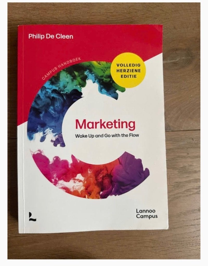 Cours Flow Marketing MAR, Enlèvement ou Envoi, Comme neuf, Enseignement supérieur professionnel, Philip De Cleen