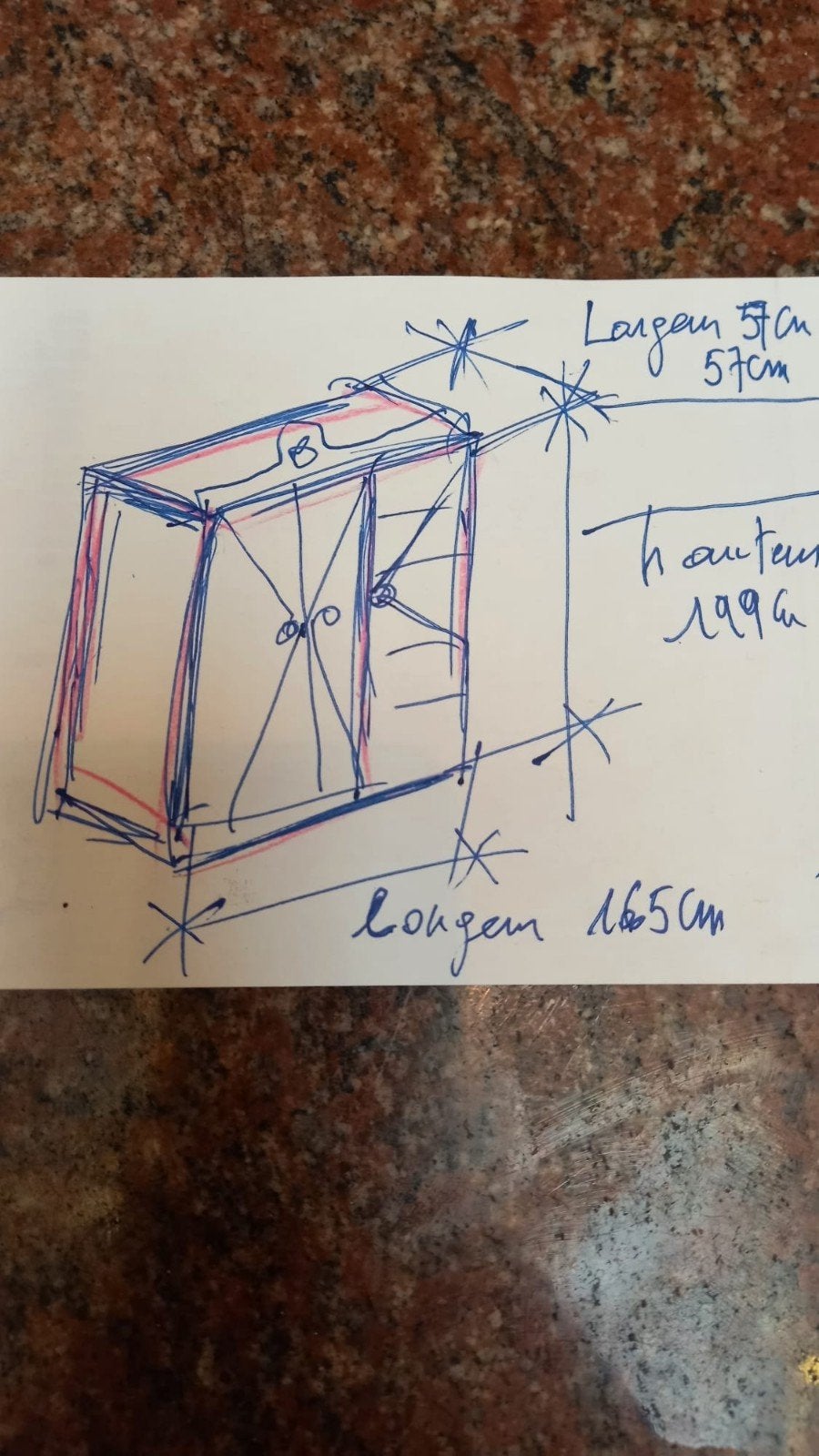 garde robe, Maison & Meubles, Enlèvement, Utilisé, Chêne