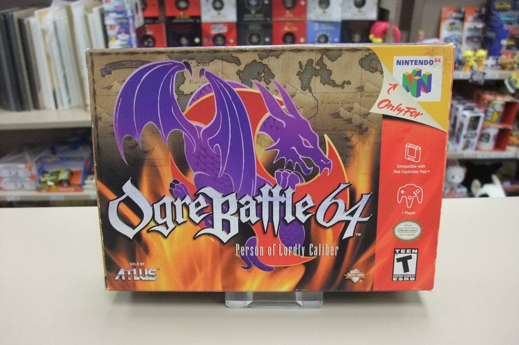 Ogre Battle 64: Person of Lordly Caliber cib N64 USA, Nintendo, Gebruikt, 1 speler, Ophalen of Verzenden