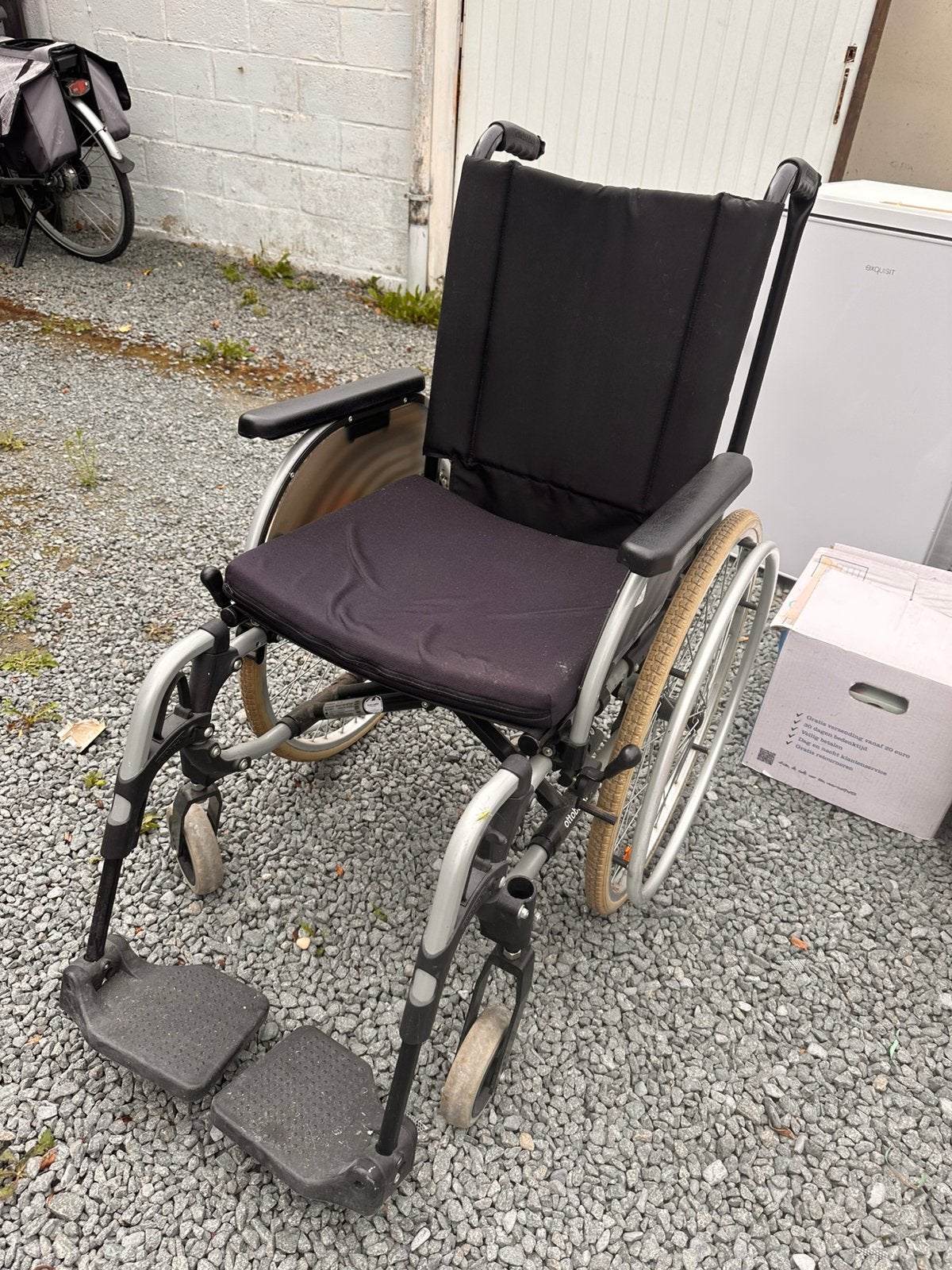 Rolstoel, Enlèvement, Pliant, Utilisé, Fauteuil roulant à pousser