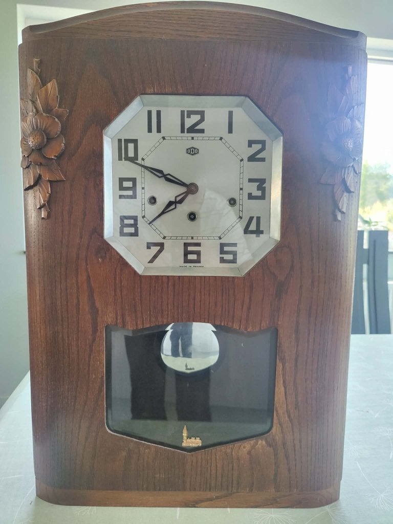 Horloge murale ODO française authentique, Antiquités & Art, Enlèvement ou Envoi