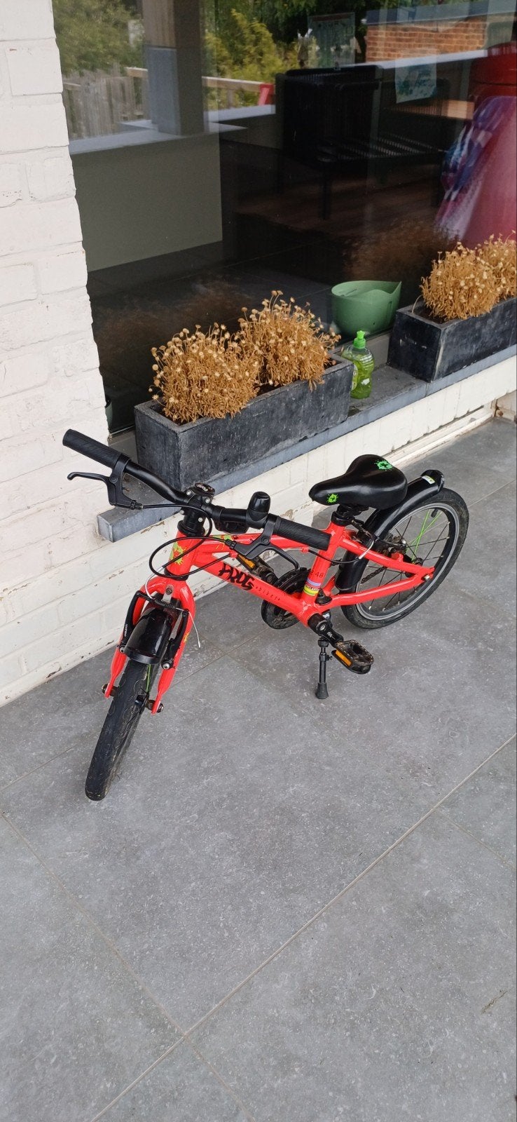 kinderfiets 16" frogbikes 48, Fietsen en Brommers, Ophalen, Gebruikt, 16 tot 20 inch, Frog Bikes