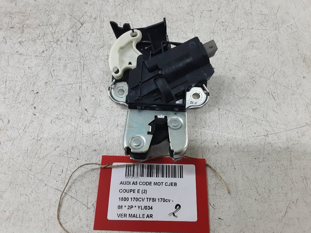 SERRURE COFFRE Audi A5 (8T3) (01-2007/01-2017) (4F5827505), Mevr. I. Hauben, Haillon arrière, Audi, Utilisé
