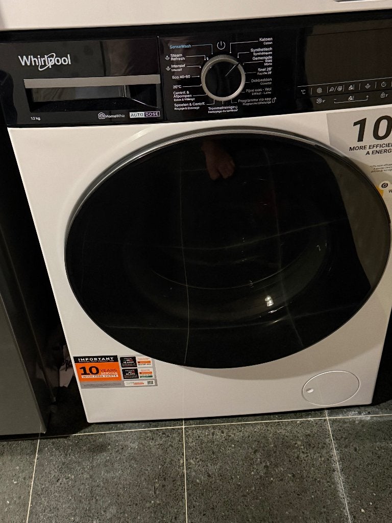 Wasmachine Whirlpool, Elektronische apparatuur, Wasmachines, Ophalen, 1200 tot 1600 toeren, 10 kg of meer, Zo goed als nieuw