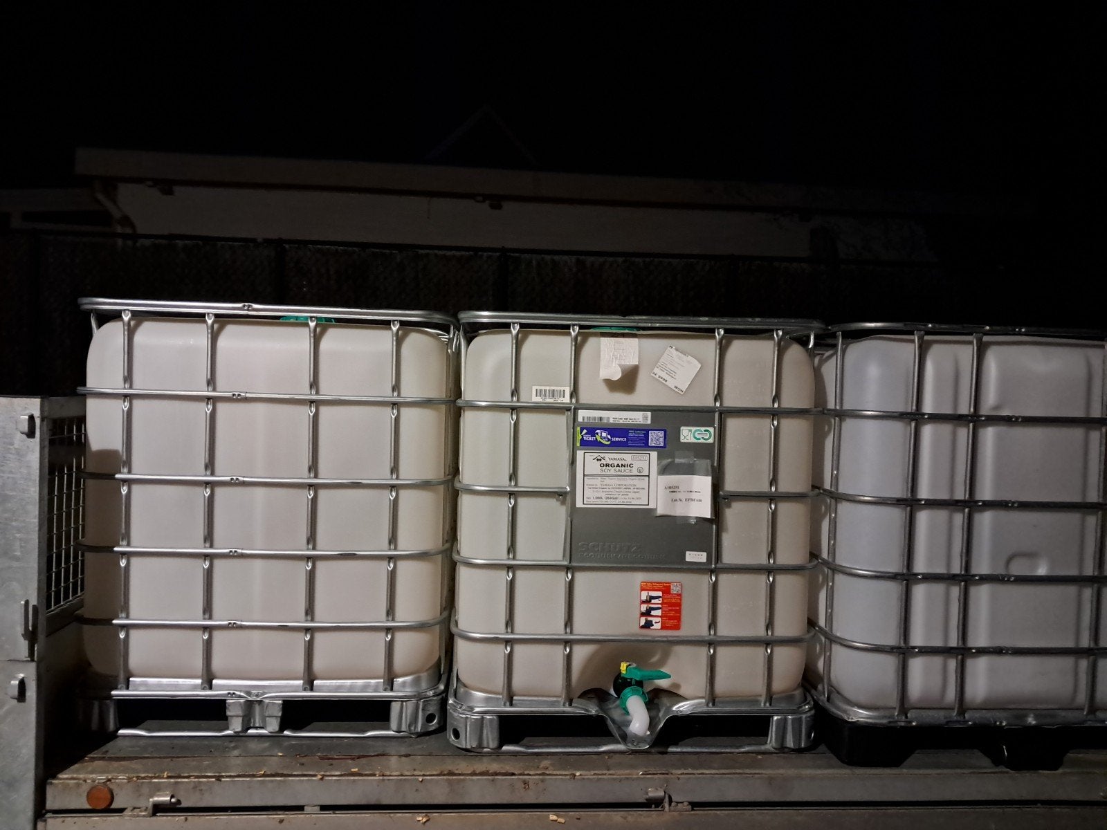 IBC container 1000l, Ophalen, Kunststof, Met kraantje, 150 liter of meer