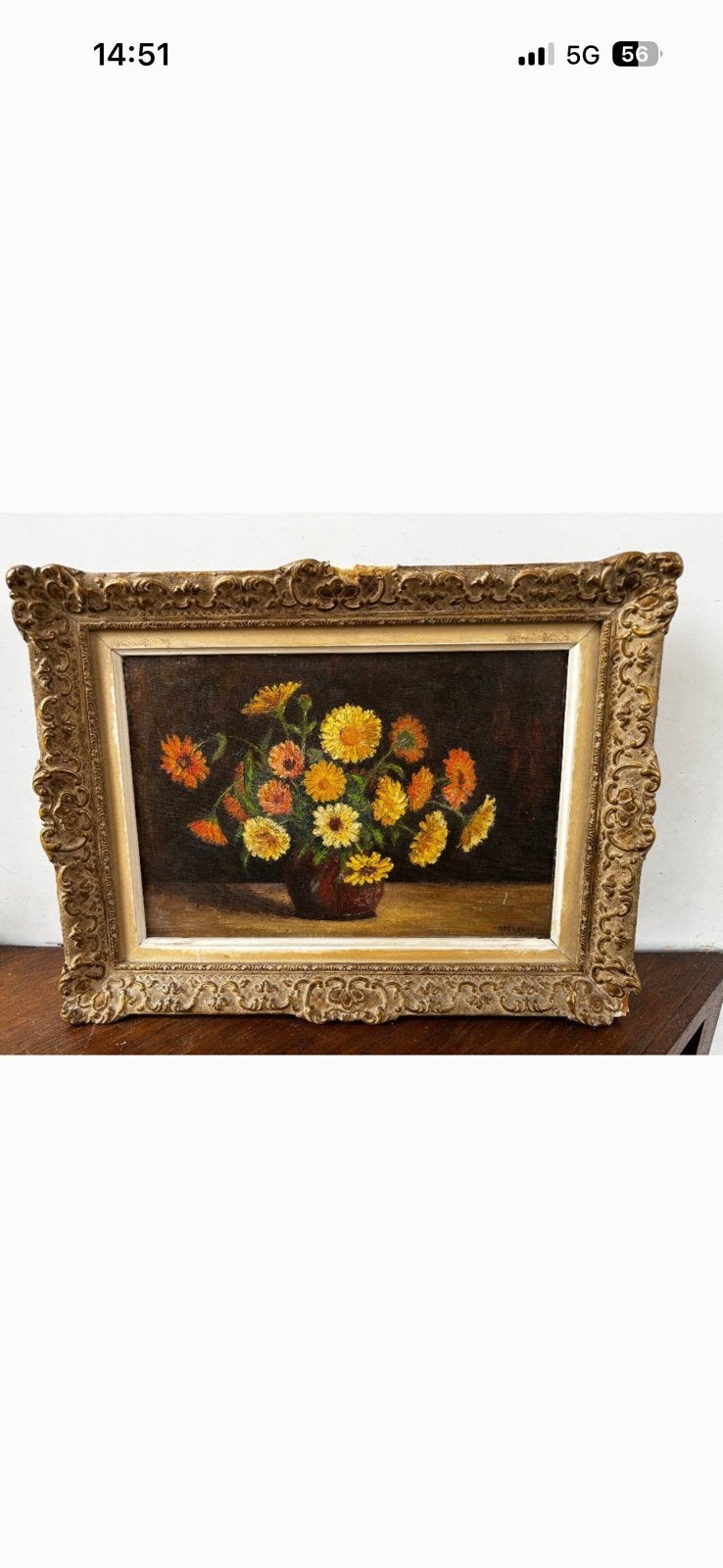 Kunstwerkje van Albert Van Hecke, Enlèvement ou Envoi, Fleurs