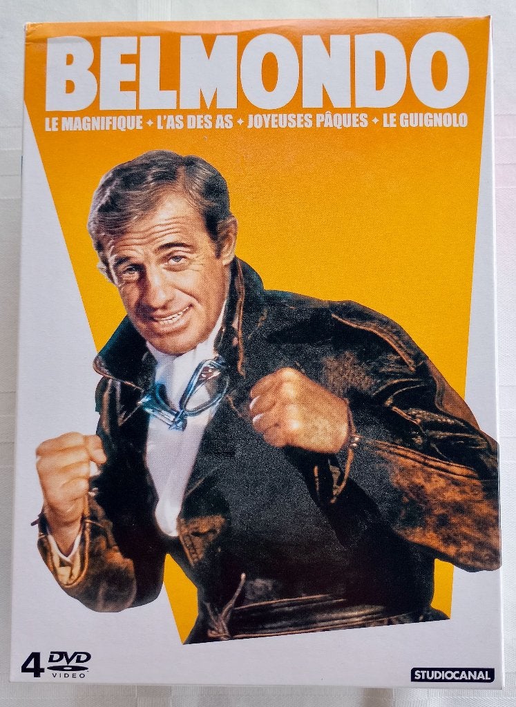 BELMONDO 4 DVD Box, Ophalen of Verzenden, Zo goed als nieuw