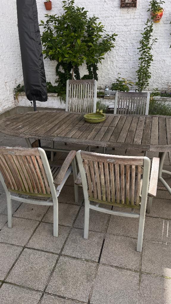 Set de jardin à vendre, Enlèvement, Utilisé, 6 places, Salons de jardin