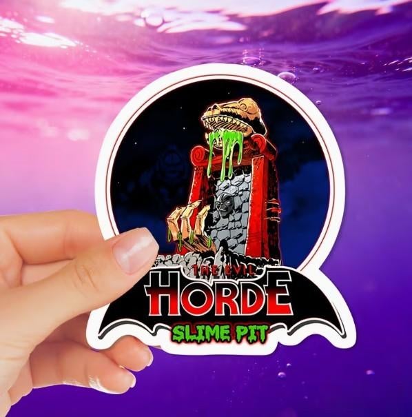 The Evil Horde Slime Pit MOTU Sticker NY Ca 7 x 7 cm, Verzenden, Nieuw
