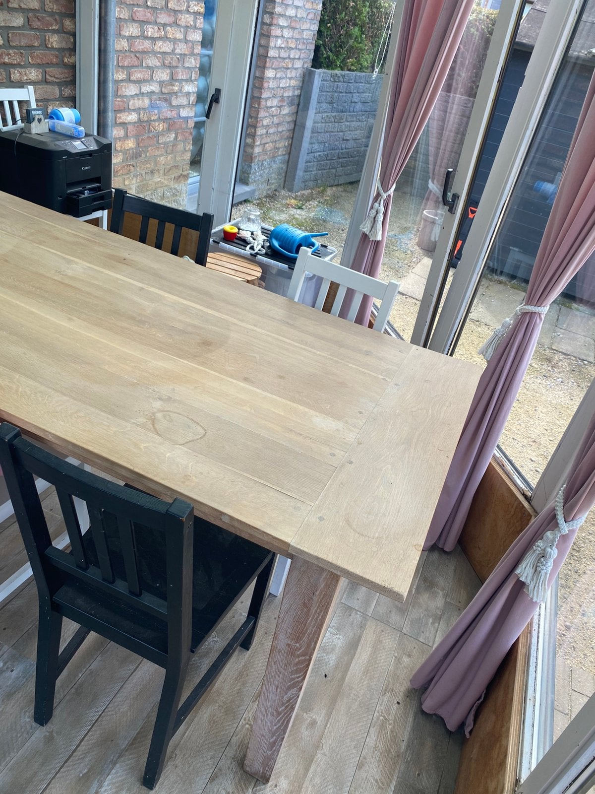 Landelijke tafel van eik, Enlèvement, Comme neuf