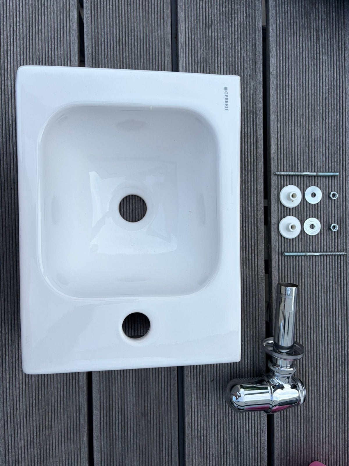 Geberit wastafel/lavabo toilet/wc, Ophalen, Zo goed als nieuw, Toilet