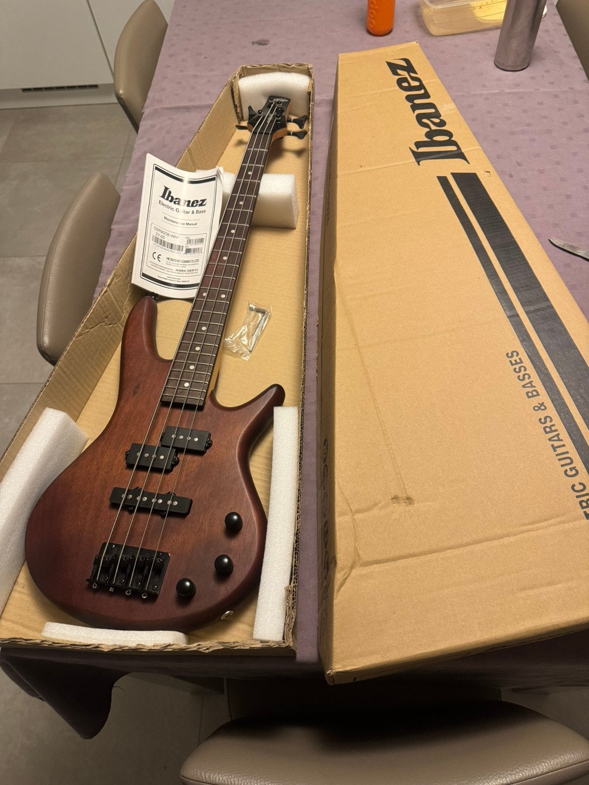 Ibanez GSRM20B-WNF miKro - nieuwstaat, Ophalen of Verzenden, Zo goed als nieuw