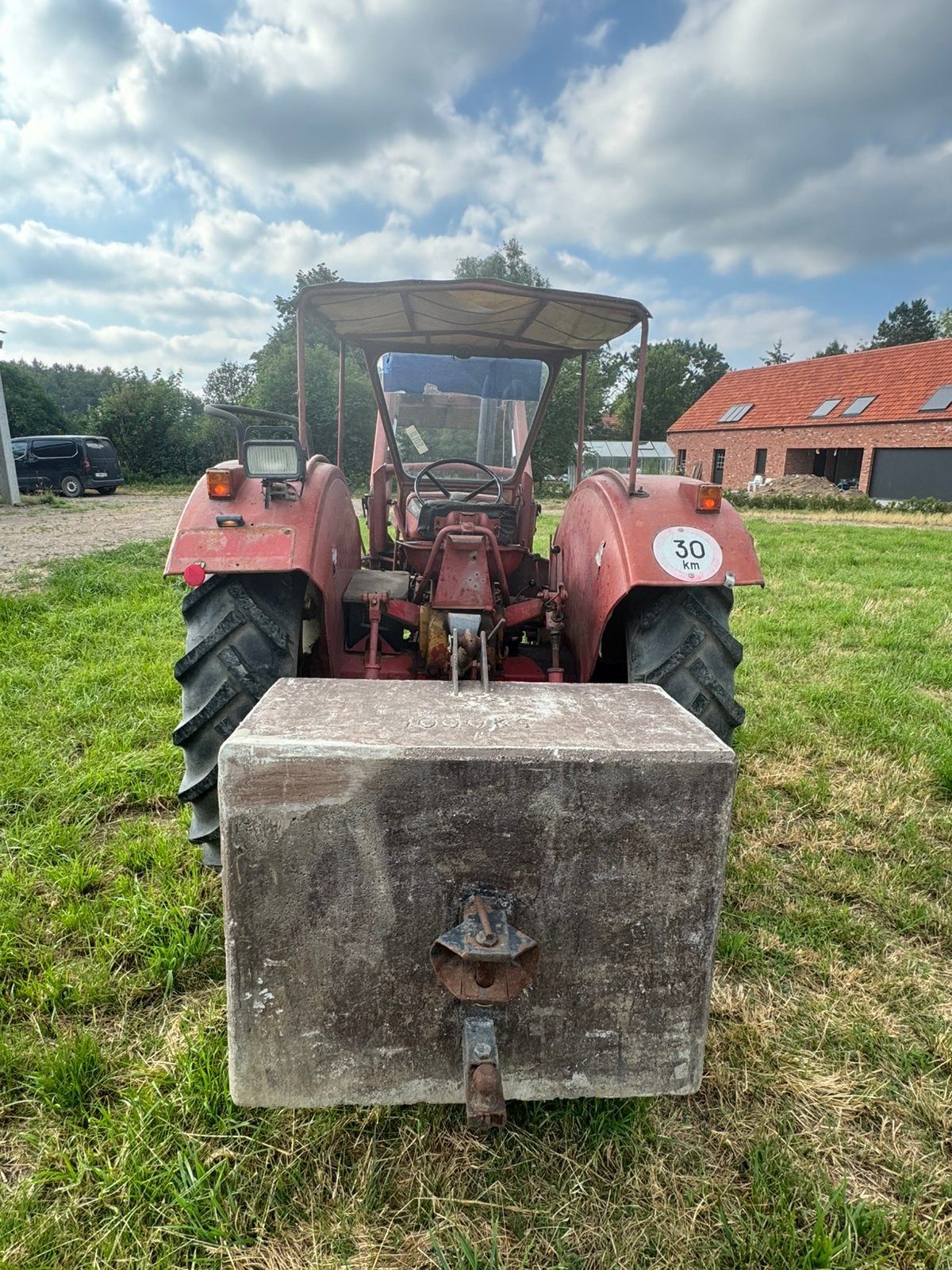 International 734 avec chargeur frontal, Articles professionnels, Enlèvement