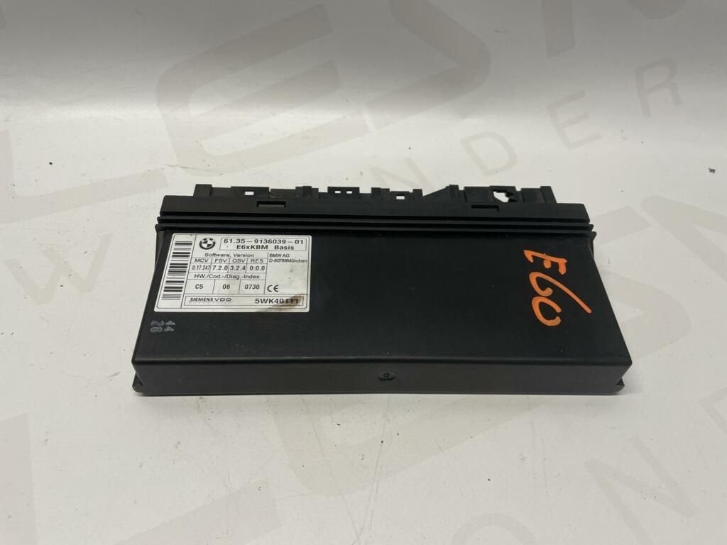 Body control module BMW E60 61359136039, -, Utilisé, -, Enlèvement ou Envoi