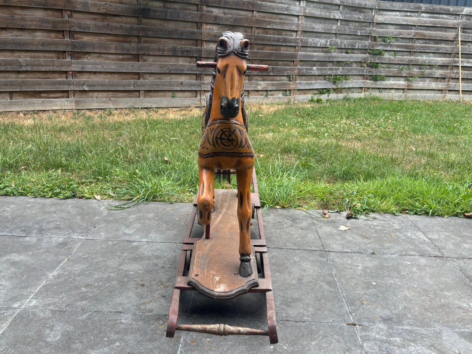 Hout antiek schommelpaard, Antiquités & Art, Antiquités | Jouets, Enlèvement