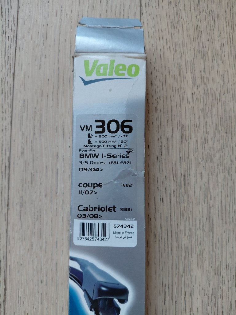 Balais d'essuie glace Valeo pour BMW, Enlèvement, Neuf, BMW
