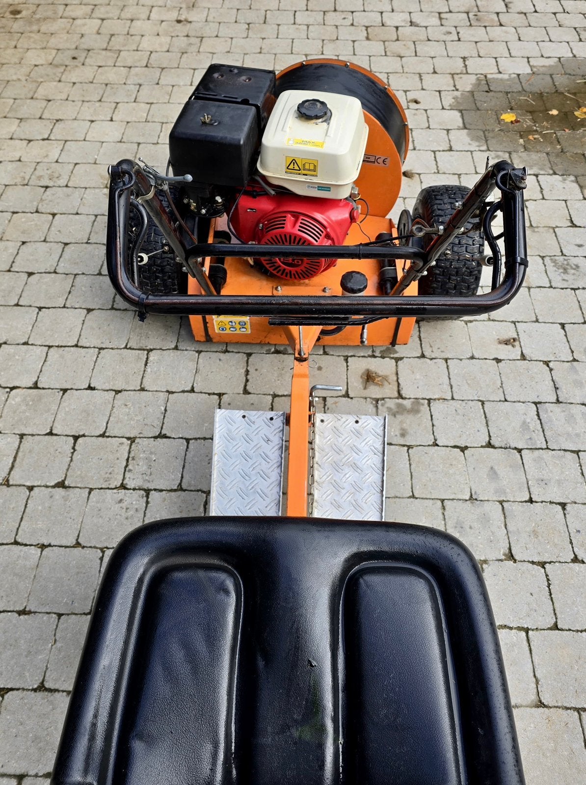 Souffleur professionnel Eliet 13 cv, Jardin & Terrasse, Enlèvement, Utilisé, Essence, Avec roue avant