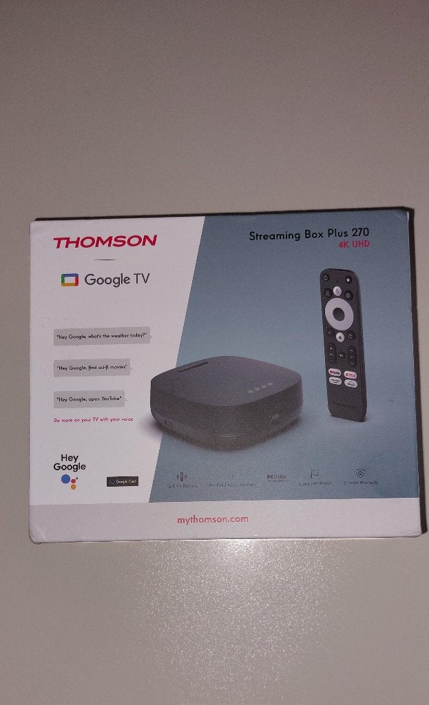 Thomson streaming box plus 270, Electroménager, Électroménager & Équipement Autre, Comme neuf, Enlèvement