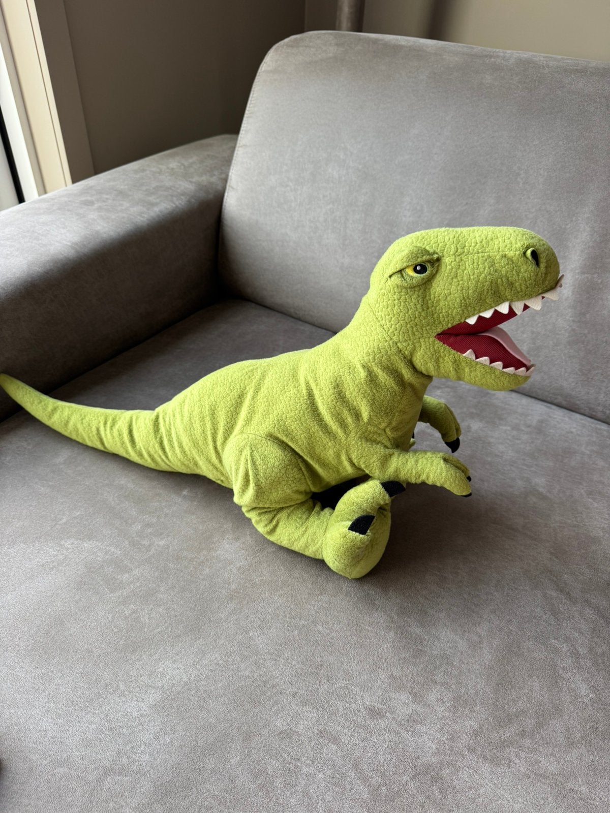 Dino knuffel Ikea als nieuw!, Ophalen of Verzenden, Zo goed als nieuw, IKEA