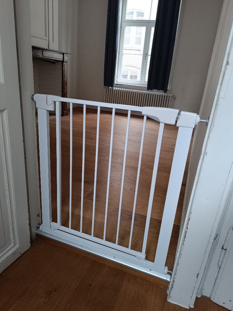 Kinderhekje, Ophalen, Zo goed als nieuw, Metaal of IJzer, 115 cm of meer