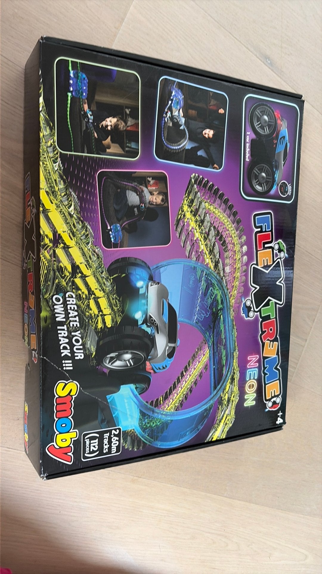 Curcuit voiture - Flextreme neon - Smoby, Enlèvement, Comme neuf, Circuit