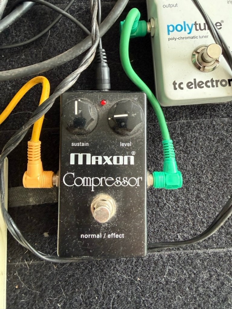 Maxon Compressor — Pédale d'effet pour guitare vintage, Enlèvement ou Envoi, Utilisé, Compresseur