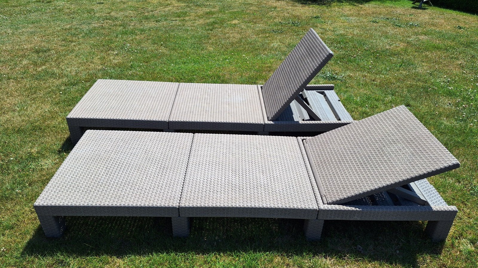 2 ligbedden Allibert Daytona, Tuin en Terras, Ophalen