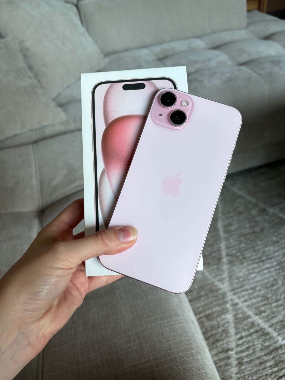 iPhone 15 PLUS 128GB, Telecommunicatie, Ophalen, 80 %, 128 GB, Zo goed als nieuw