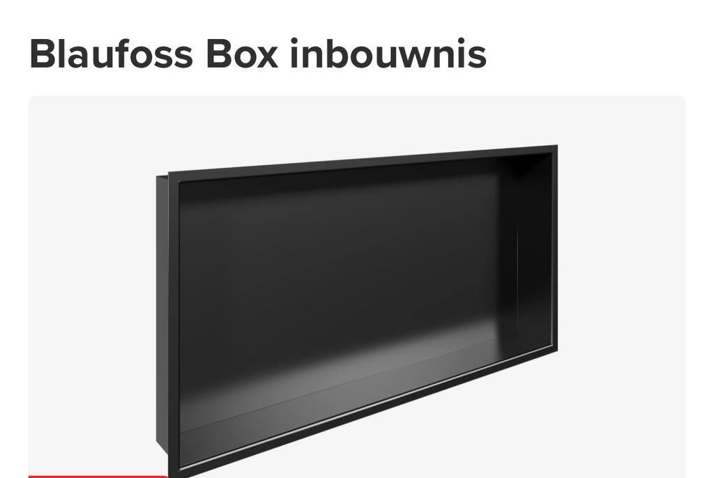 2 Inbouwnissen blaufoss nieuw !, Ophalen, Nieuw