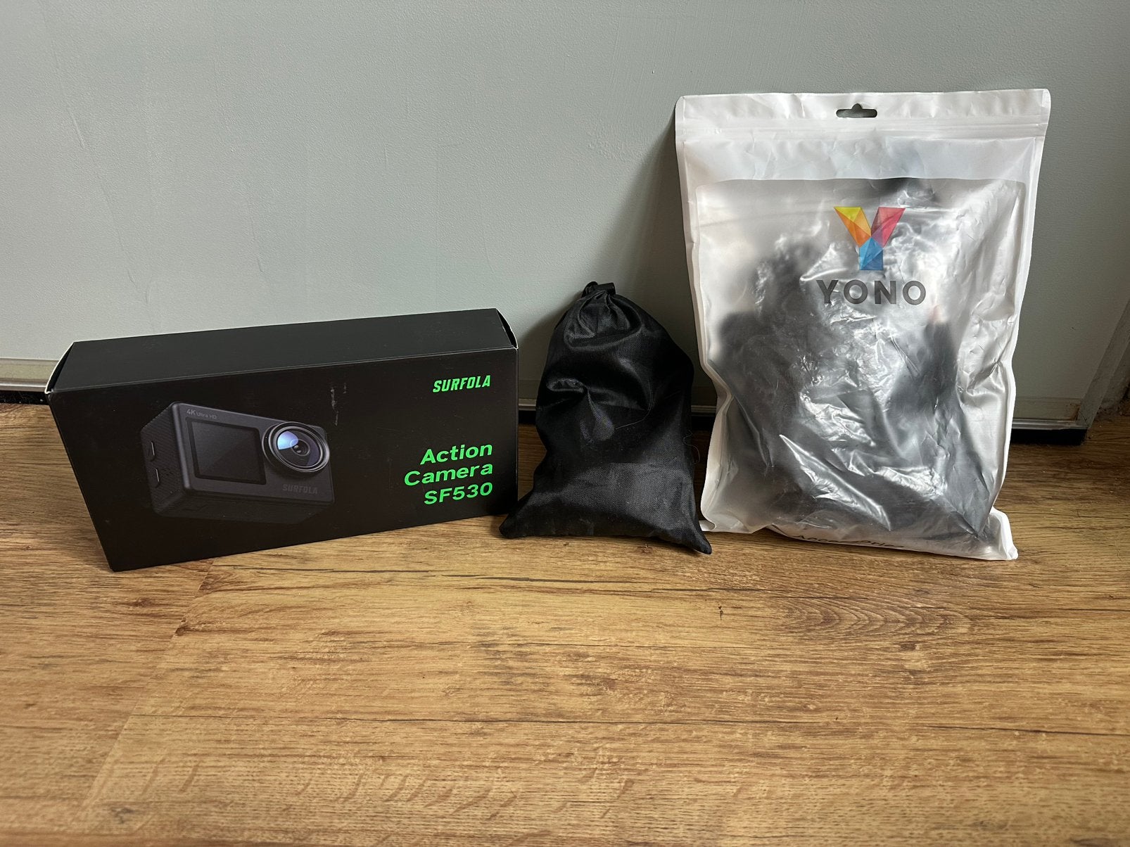 Action camera + extra’s, Audio, Tv en Foto, Ophalen, Zo goed als nieuw