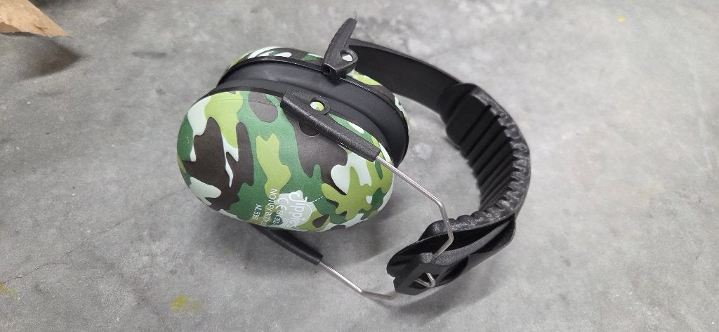Kinder gehoorbeschermer camouflage – EN 352-1, Ophalen, Gebruikt