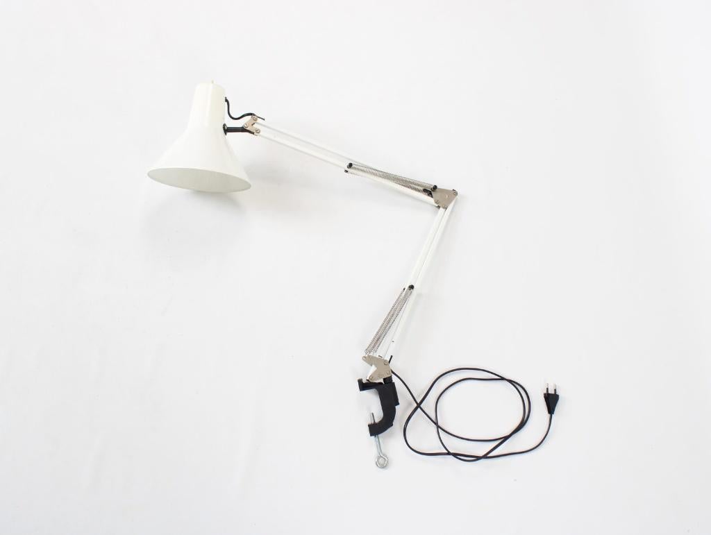 architectenlamp met klemsysteem, Massive, Antiek en Kunst, Ophalen of Verzenden
