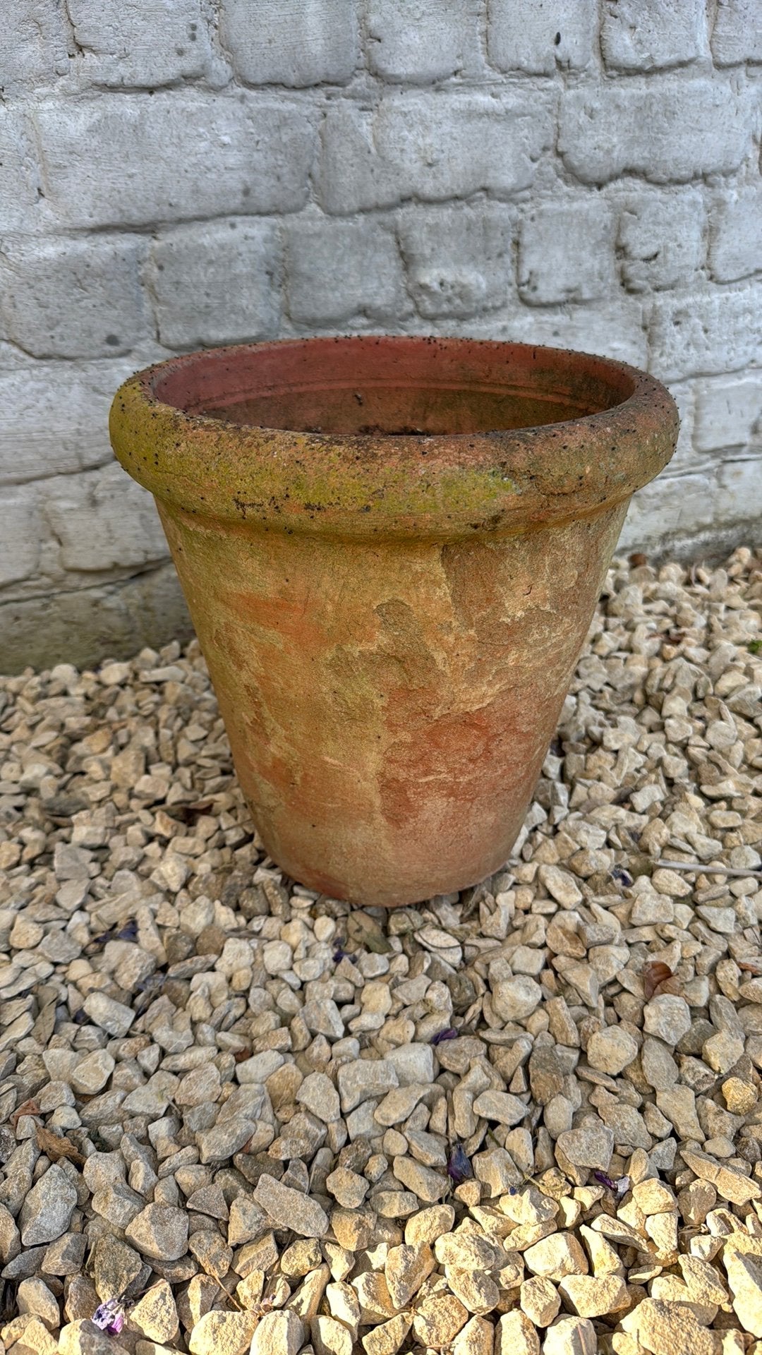 Terracotta bloempot, Tuin en Terras, Ophalen, Gebruikt, Terracotta