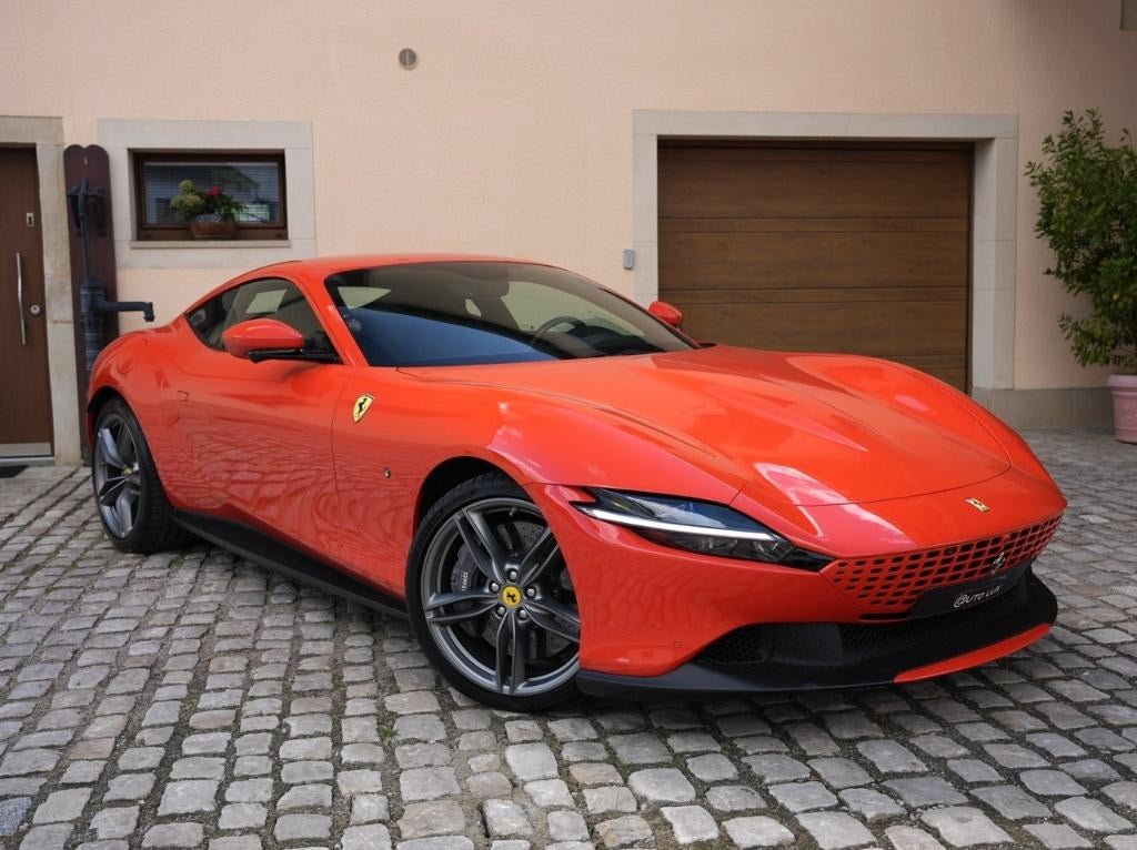 Ferrari Roma/Rosso Dino/CarPlay/Magneride/360/Seat Ventil., Auto's, 4 zetels, Achterwielaandrijving, 456 kW, 3855 cc