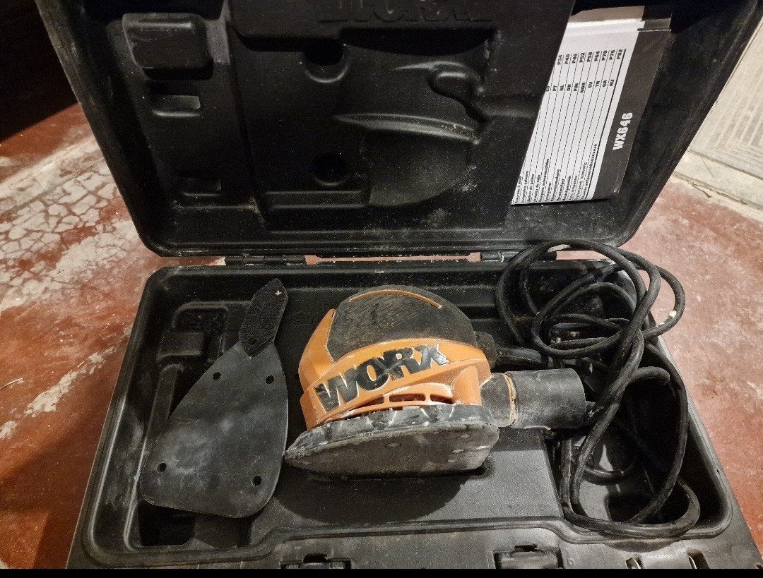 Worx schuurmachine, Doe-het-zelf en Bouw, Ophalen, Gebruikt
