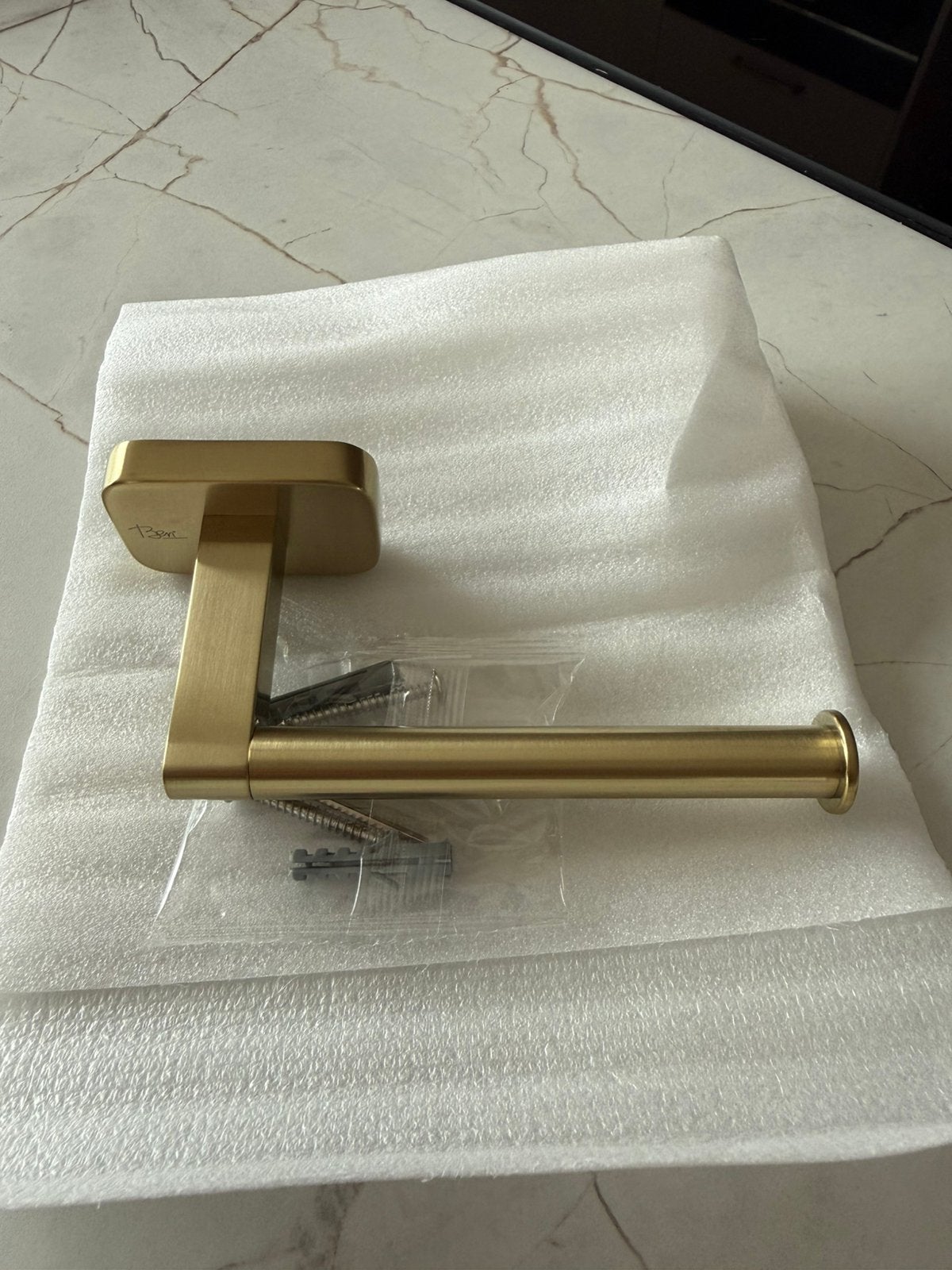 Ben Mykanto - porte-rouleau de papier toilette doré, Neuf, Autres marques, Enlèvement ou Envoi, Accessoire de toilettes