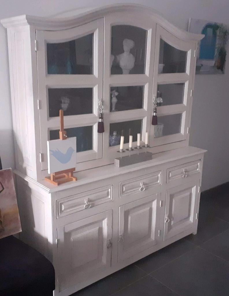 Meuble 2 corps en pin mexicain, 25 à 50 cm, Avec tablette(s), 150 à 200 cm, Comme neuf